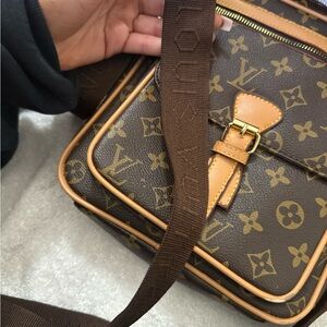 Louis Vuitton Brown Monogram Crossbody Bag
